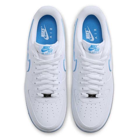 nike air hellblau weiß|white Nike Air shoes.